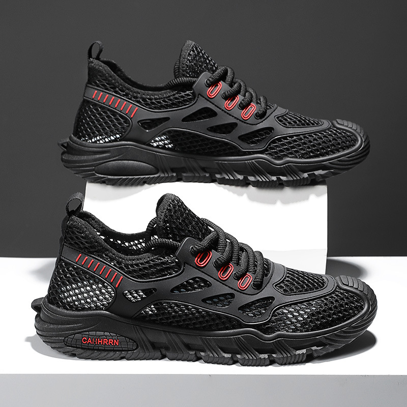 Se puede usar en cuatro estaciones, cómodo, transpirable para hombres, casual, versátil, sin cordones, tendencia de moda, estilo deportivo, zapatos de hombre de color sólido de suela gruesa