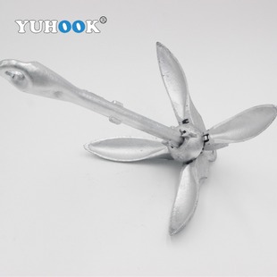 Hot-dip galvanized ship anchor folding anchor umbrella anchor Lotus anchor carbon steel rod anchor type a Cross Anchor cross-border supply