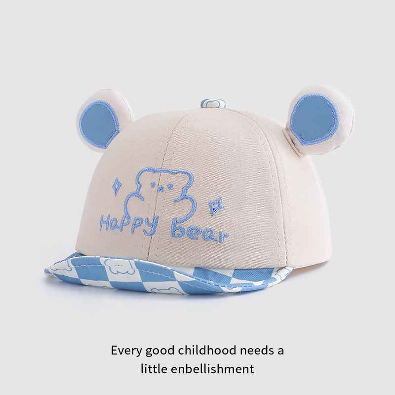 Sombreros para bebés primavera y otoño nuevos lindos super bonitos gorras de goma suave para niños y niñas recién nacidos gorras de béisbol para bebés