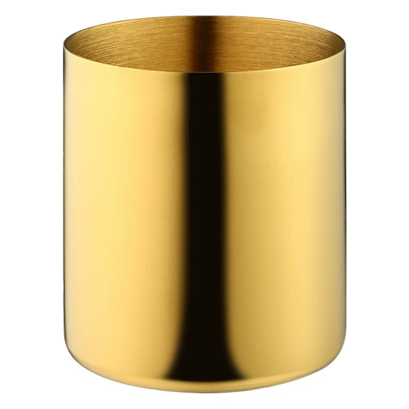 Легкий Роскошный Металлический картридж из нержавеющей стали для ручек Настольный офисный креативный картридж для хранения дома Обучающий канцелярский картридж