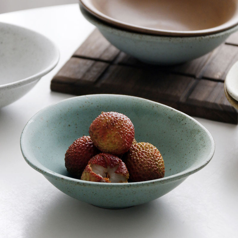 Omk Retro Breakfast Dessert Bowl Household Stoneware Tableware Restaurant Fruit Salad Bowl Oatmeal Yogurt Bowl Wholesale