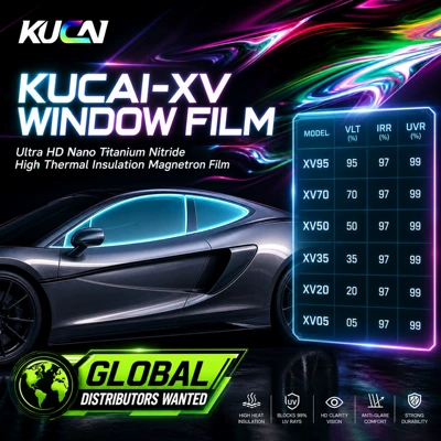 Car Window Film Wholesale, High Heat Insulation, High-Definition Front Windshield Privacy Film, Explosion-Proof Glass Film, One-Way Reflective Solar Film for Cars
