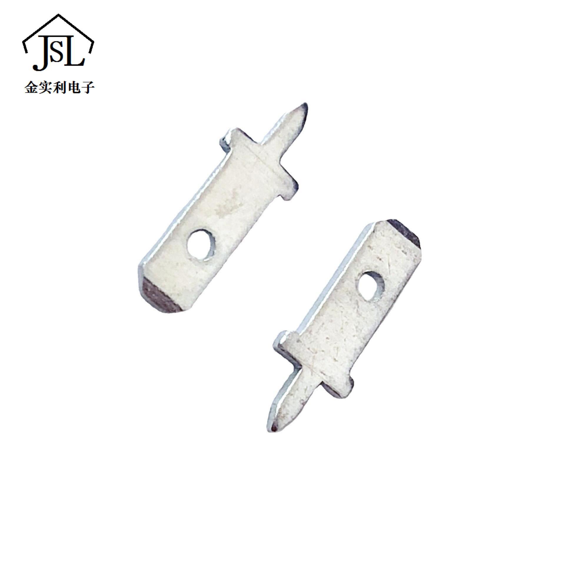 厂家  供应110直插片(0.5厚) 2.8直插片 110公端子 2.8单脚直插片