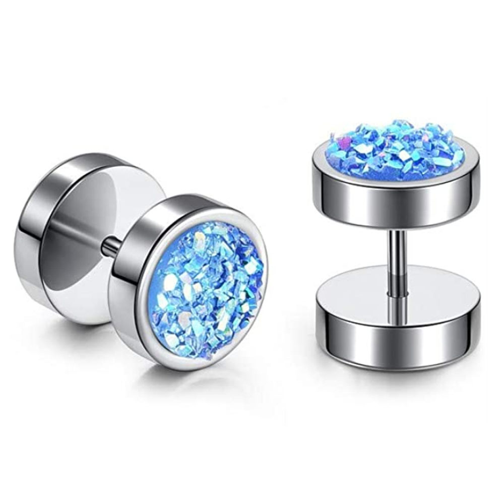 1 Piece Simple Style Geometric Plating Alloy Ear Studs display picture 10