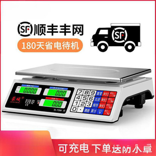 Rongcheng Electronic Scale Commercial Small Business Household Electronic Scale Vegetable Selling Stall Kilogram Kitchen