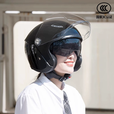 helmet autumn and winter warm – Motosiklet dəbilqələri - one-size-fits-all-piano-black-real-shot-display-of-model