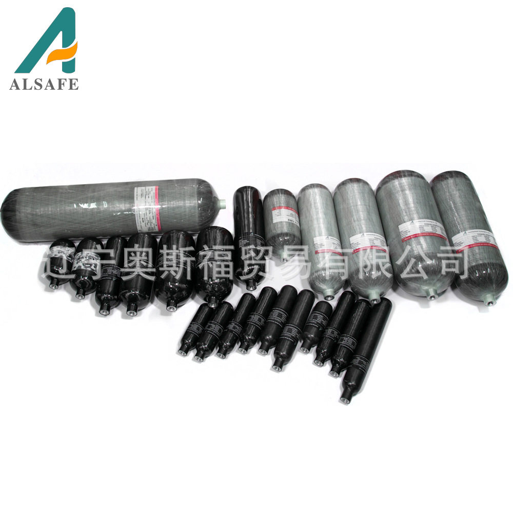 厂家直销批发 3L碳纤维气瓶抢险救援消防呼吸器碳纤维复合气瓶