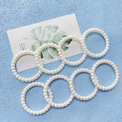法式氣質風珍珠大號鏤空圈diy泫雅耳飾髮飾手機殼配件材料批發