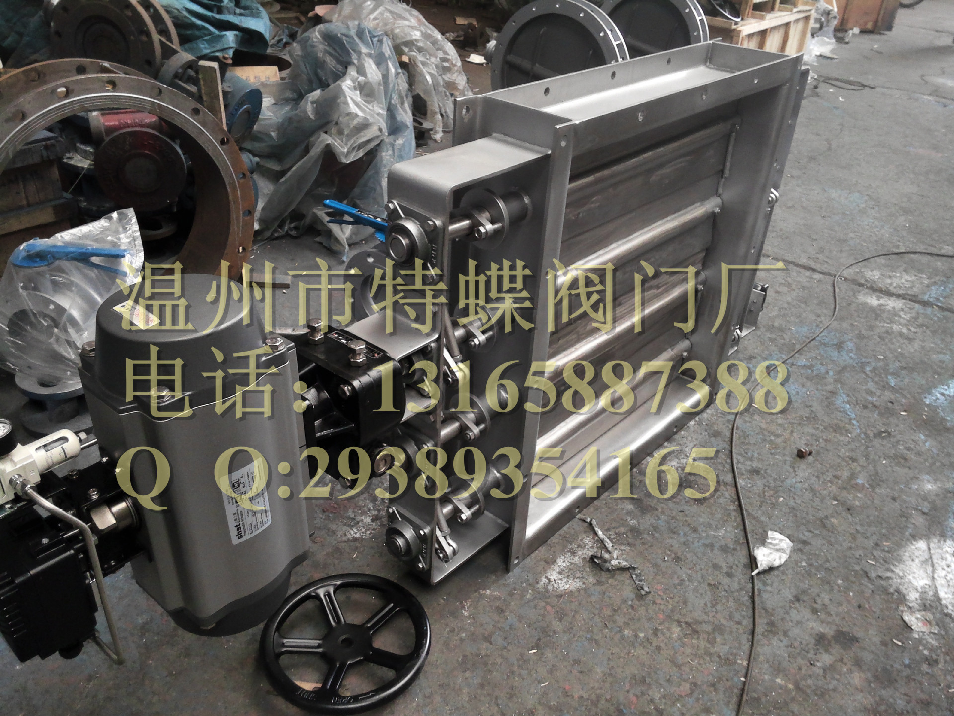 高温多页式对开风门百叶阀厂家直销台默认项默认项默认项默认项