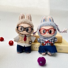 ベビー服のみ ラブブカジュアルウェア ビニール 17cm ラブカジュアルジャケット フレッシュネイビー風ワンピース
