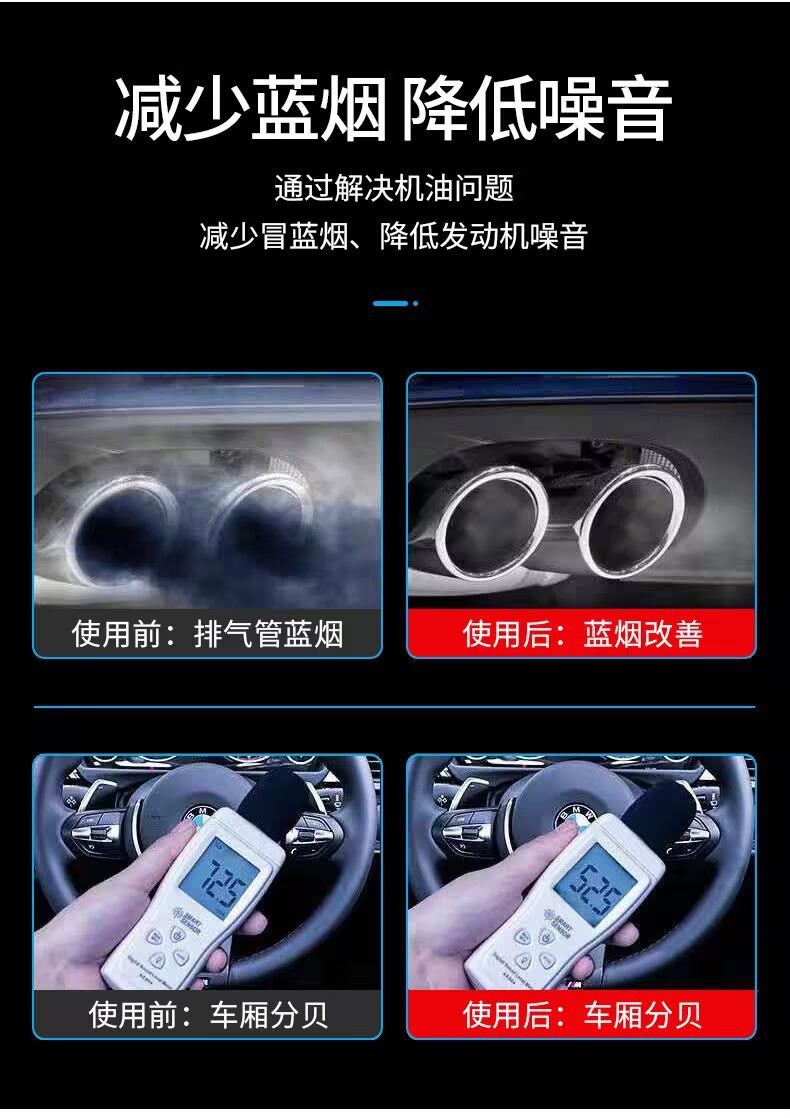 Eluchi engine oil leak stopper burning oil repair anti-wear leakage oil seal activator
