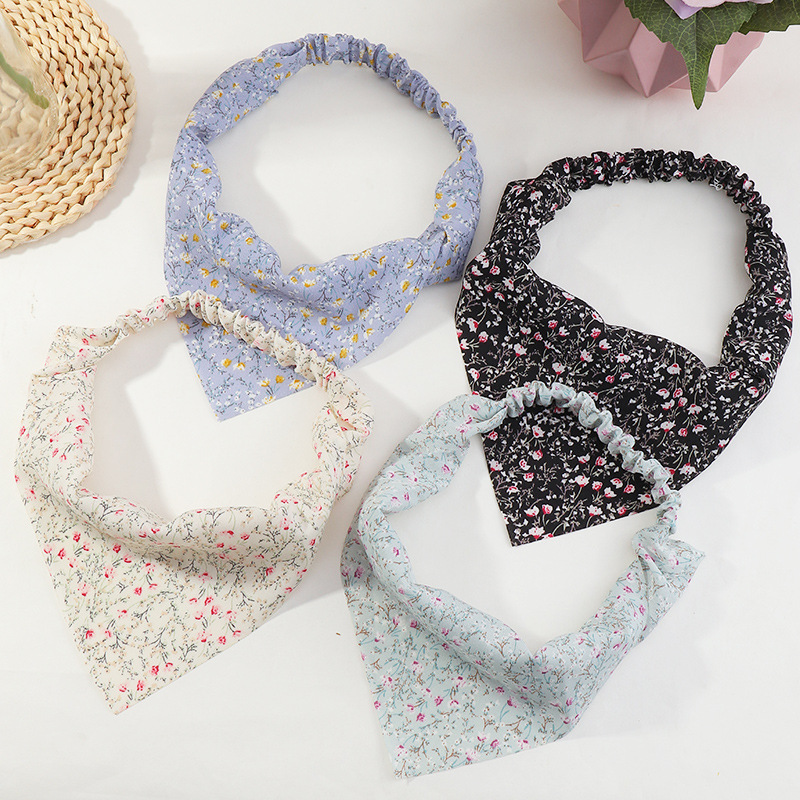 Korea Floral Net Gauze Cloth Headband Wholesale display picture 1