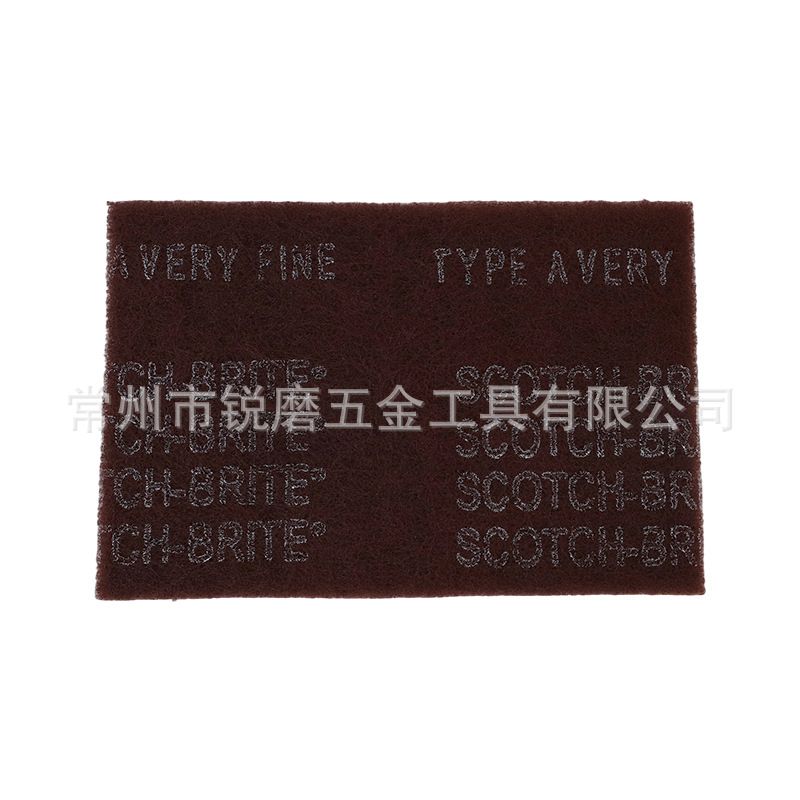 3M百洁布Scotch Brite7447/7447B工业百洁布通用型,清洁,拉丝