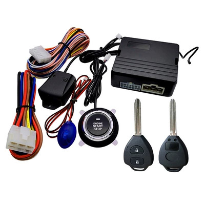 Kaiqi Sheng one-button start car alarms remote control start vibration alarm modified car anti-theft device (Car anti-theft device) - anti-vapor-start-with-k23-remote-control