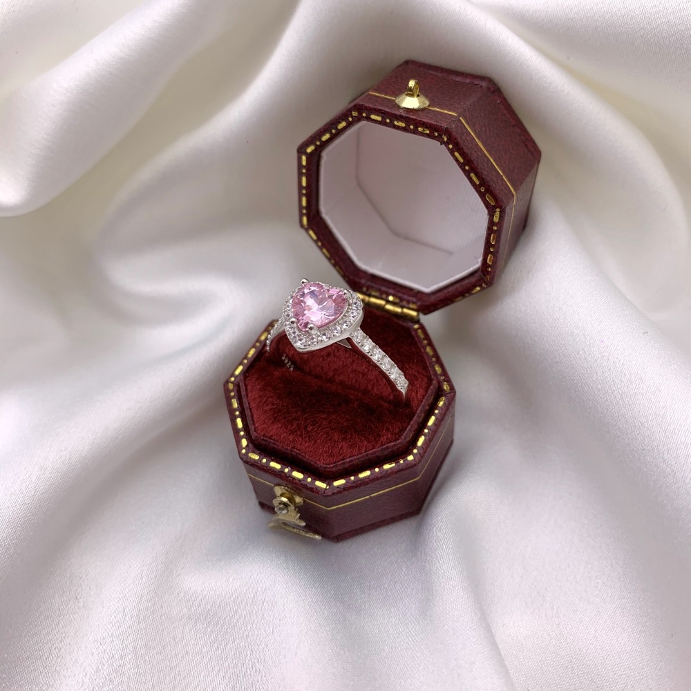3g Weight Zircon Inlay Material Rings Classification 5, 9 Ring Size 1 Piece Quantity Daily Occasion 925 Sterling Silver Material Heart Shape Pattern 2025 Spring and Summer Season Women's Gender Plating Design Sweet Style 925 Sterling Silver Zircon Heart Shape Rings 925 Sterling Silver Rings 33
