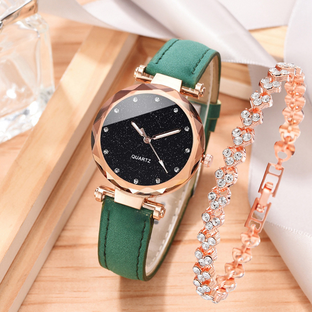 Casual Round Buckle Quartz Women's Watches display picture 2
