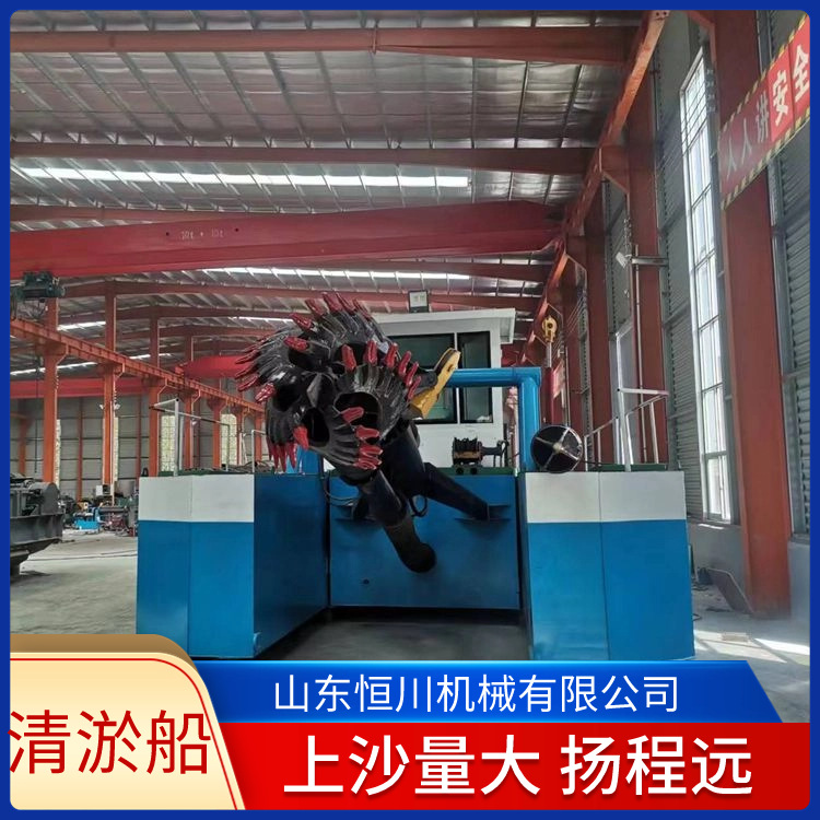 小型挖泥船清淤 河道疏浚设备 上沙量大 自吸自卸采砂船 扬程远