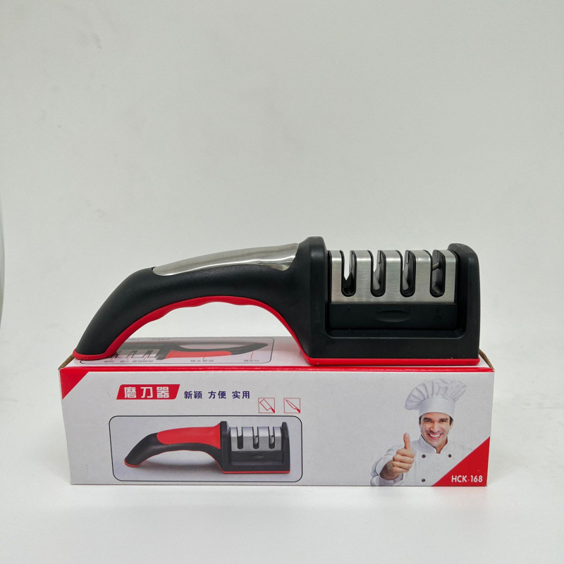 El nuevo afilador de cuchillos rápido de cuatro etapas, el afilador de cuchillos multifuncional para el hogar, la piedra de afilar mágica imprescindible para la cocina