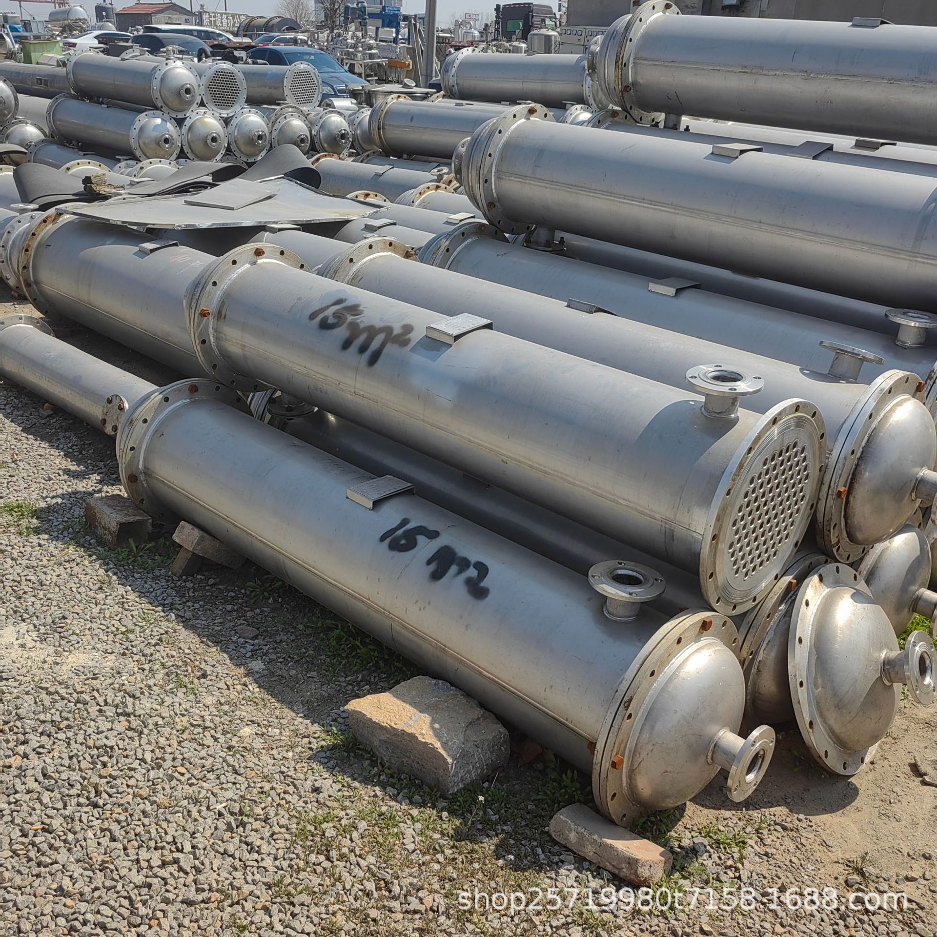 工业冷凝器 100平方冷却设备 内循环式冷凝器不锈钢冷凝器