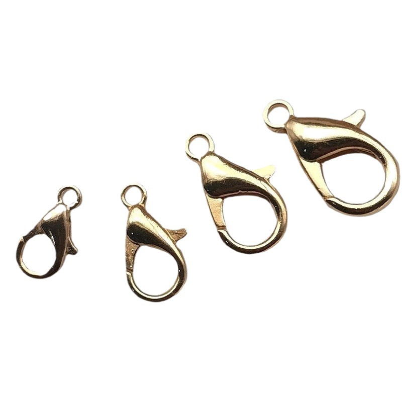 Accesorios de bricolaje, cierre de langosta de aleación de zinc que conserva el color, para collares, joyas, cinturones, pulseras, material básico de conexión, hebilla al por mayor. image 1