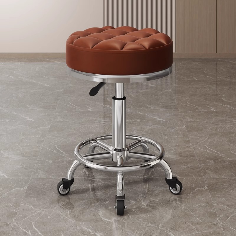 美容スツール、美容室専用昇降回転滑車、理髪用大型作業スツール、理髪店家庭用ネイリストチェア
