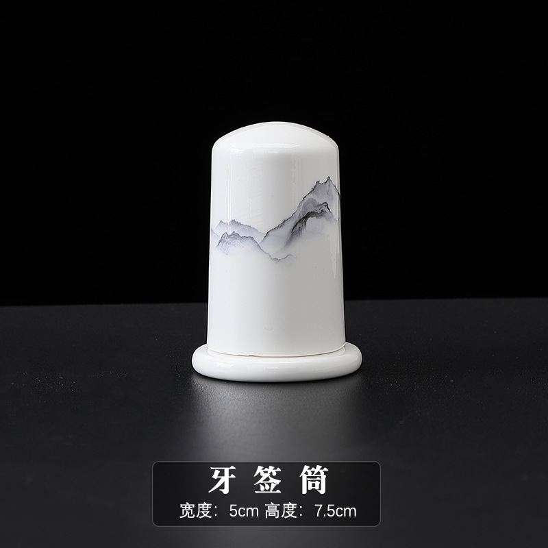 [고급 본차이나] 동양의 고대 매력이 담긴 이쑤시개 홀더