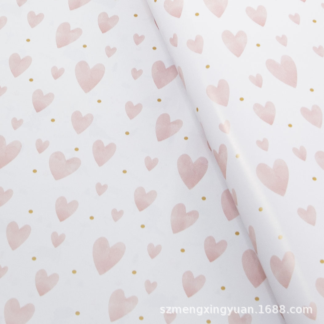 Nuevo Día de San Valentín qixi amor simple para enviar novia mamá regalo caja embalaje papel decoración material