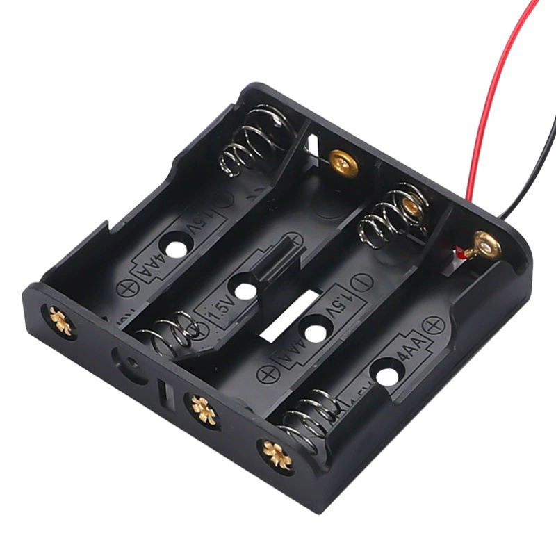 Корпус для четырехэлементных батареек №5 Корпус для четырехэлементных батареек №5 без крышки и с проводом