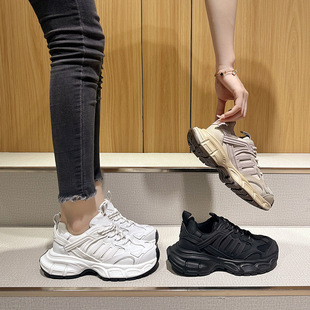 European Station Internet Celebrity Torre Shoes Women's ins Trendy 2023 Autumn New Korean Fashion Trendy Thick Sole Sports Shoes