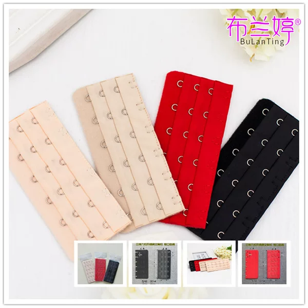 Three-Row Six-Hook Bra Extender, Individually Packaged, Bra Back Clasp, Back Extension Bra, Hook-And-Eye Bra Accessories