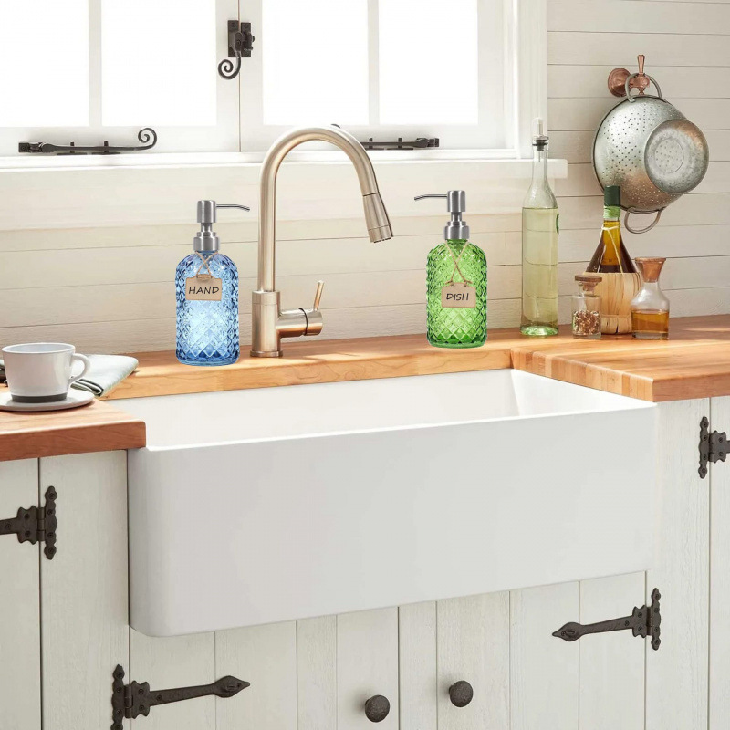 亚马逊同款一手货源洗手液瓶玻璃高级感 浴室客厅通用工厂直供