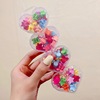 Cartoon crab pin flower-shaped, elastic children's cute hair rope