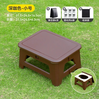 Station Wagon Mobile Toilet, Kempinq və səyahət - small-yellow-coffee-color-with-lid-garbage-bag-6-small-packets-of-solidifier-storage-bag