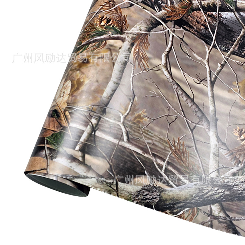 Cross-Border Popular Camouflage Grassland Car Body Color-Changing Film Electric Motorcycle Mountain Bike Color-Changing Decals Stickers
