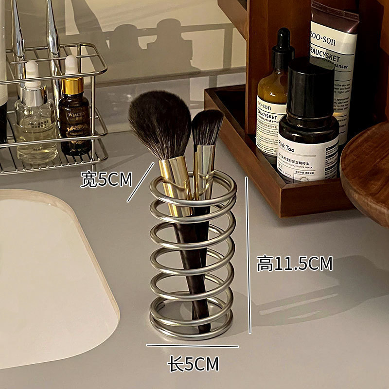 Estante de acero inoxidable de aire lavabo de baño para cosméticos gel de baño artículos de higiene estante de almacenamiento de drenaje