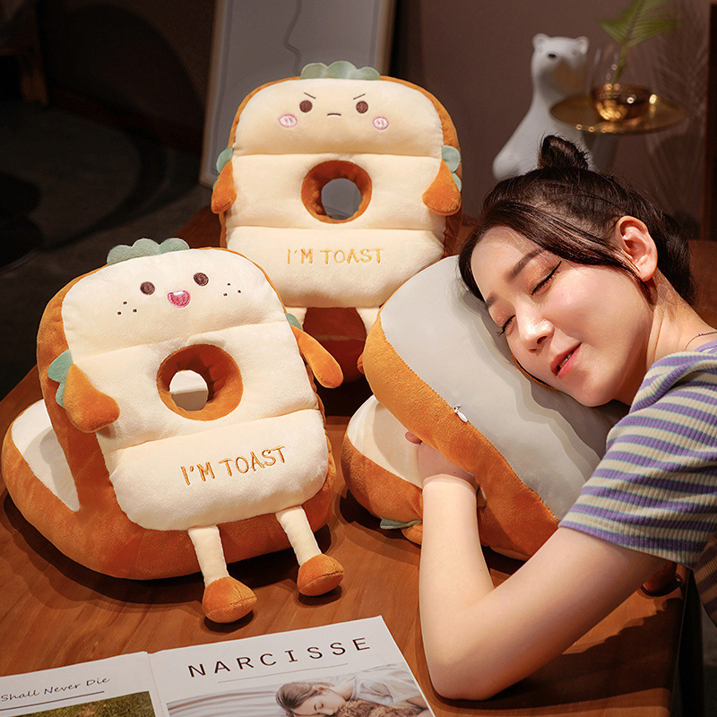 Summer cartoon children's pillow for sleep for students at lunchtime…