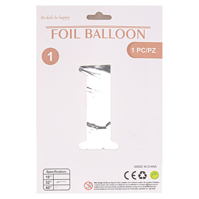 32 pulgadas Tarjeta de papel digital OPP globo de embalaje independiente fiesta de cumpleaños ambiente decorativo globo