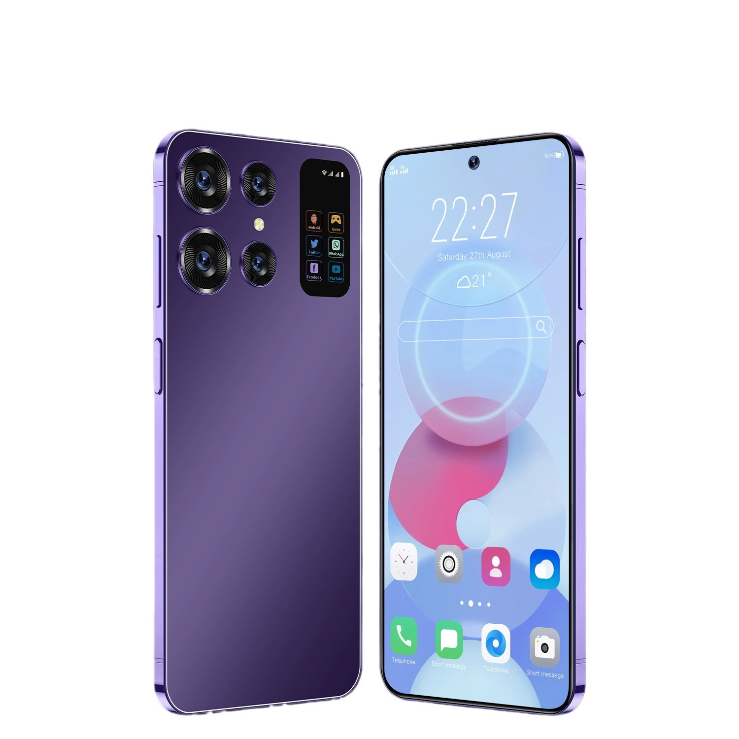 Кросс-бордерный смартфон S24 Ultra с большим экраном 16+1T AliExpress продажа от источника фабрика оптовый (взрывная модель)