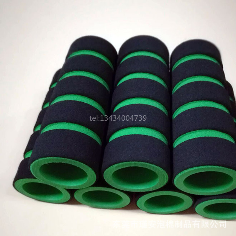 橡塑发泡手把 单车橡塑竹节型把套 山地车把套自行车配件厂家直销