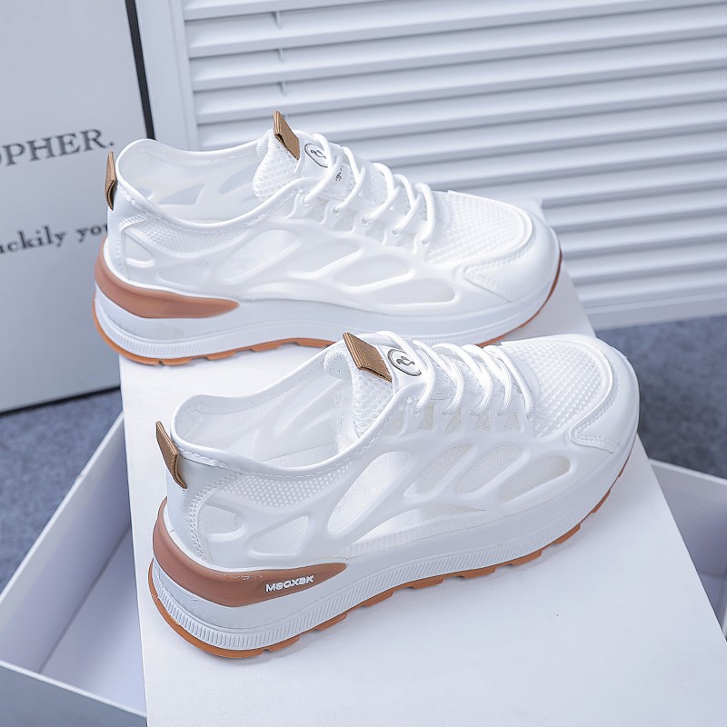 Marca de verano 2026 nuevos zapatos respirables de malla ligeros para padres, zapatos deportivos casuales para niños