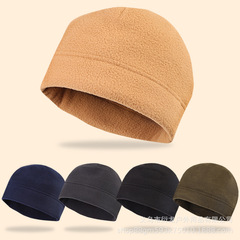 Autumn and winter outdoor fleece hats for men and women, sports cold-proof, windproof and warm mountaineering, cycling, motorcycle skiing and running hats