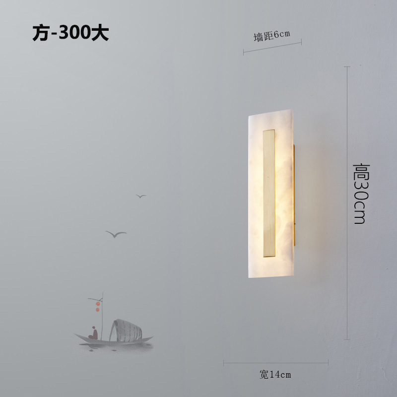 スペインの軽い豪華な全銅の雲石の客間のテレビの背景の壁の明かりの雰囲気感のデザイナーの寝室のベッドの壁の明かり|undefined