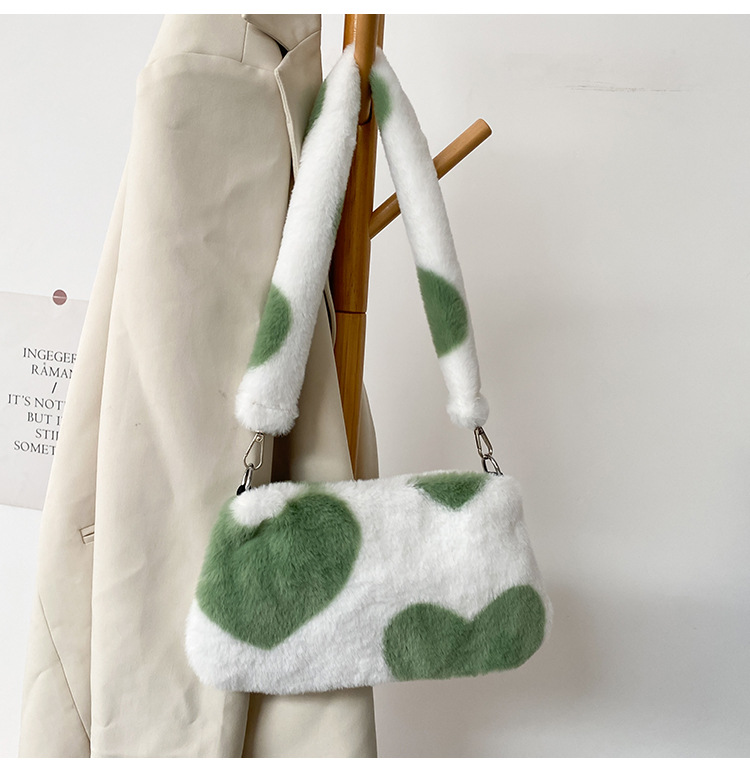 Small Plush Streetwear Square Bag display picture 20