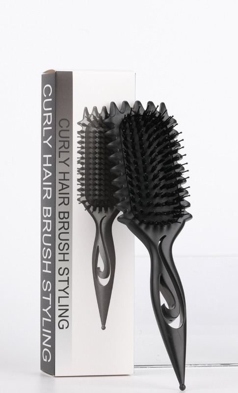 跨境爆款镂空梳尖尾定义梳按摩弹跳梳curl define stying brush|undefined