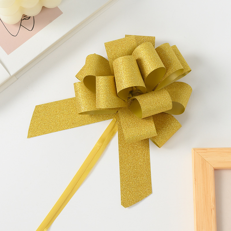 Venta caliente transfronteriza 30 flores de bola de película de cebolleta decoración de regalo de vacaciones de Navidad color de cristal cebolla bola de flor de la cinta