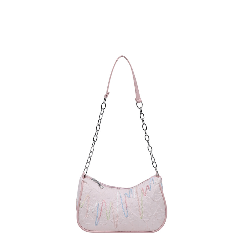 Bolso de mujer en caliente 2026 nueva moda bolso de brazo bolso de cadena de mujer bolso de hombro universal bolso de cadena de bordado de lujo ligero