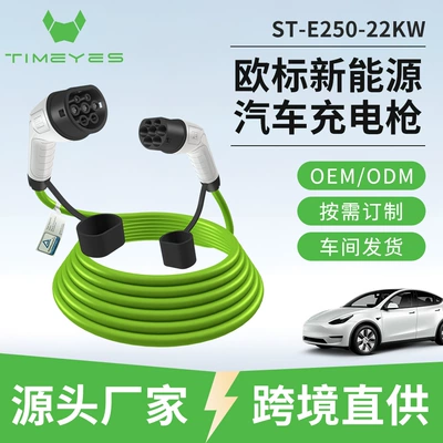 St-E250-Double-Head Gun for Electric Elektrikli avtomobil şarj cihazları - st-e250-22kw-5m