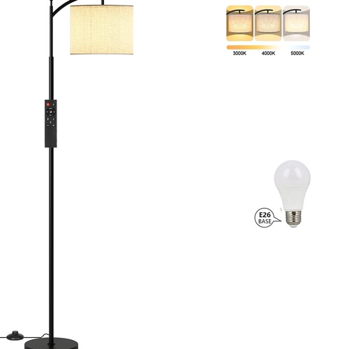 Nordic Minimalist Eye-Caring LED Floor Lamp Living Room Sofa Lamp Upright Bedroom Bedside Lamp Corner Wall Ambient High-End