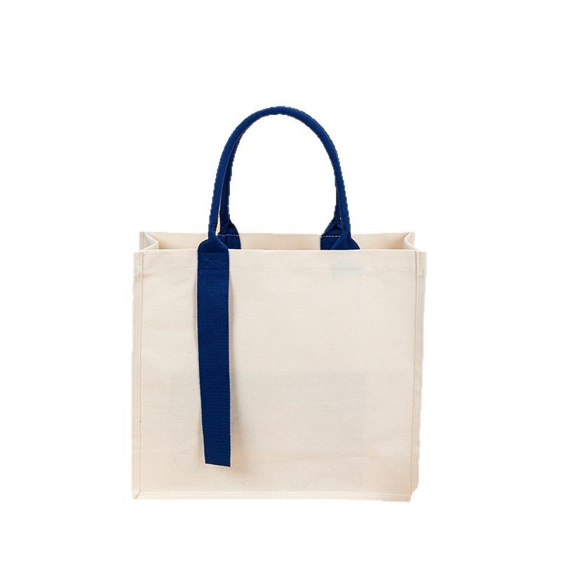 Bolso Tote tridimensional, cinta engrosada personalizada, bolsa de lona portátil, bolsa de lona de compras, logotipo imprimible personalizado