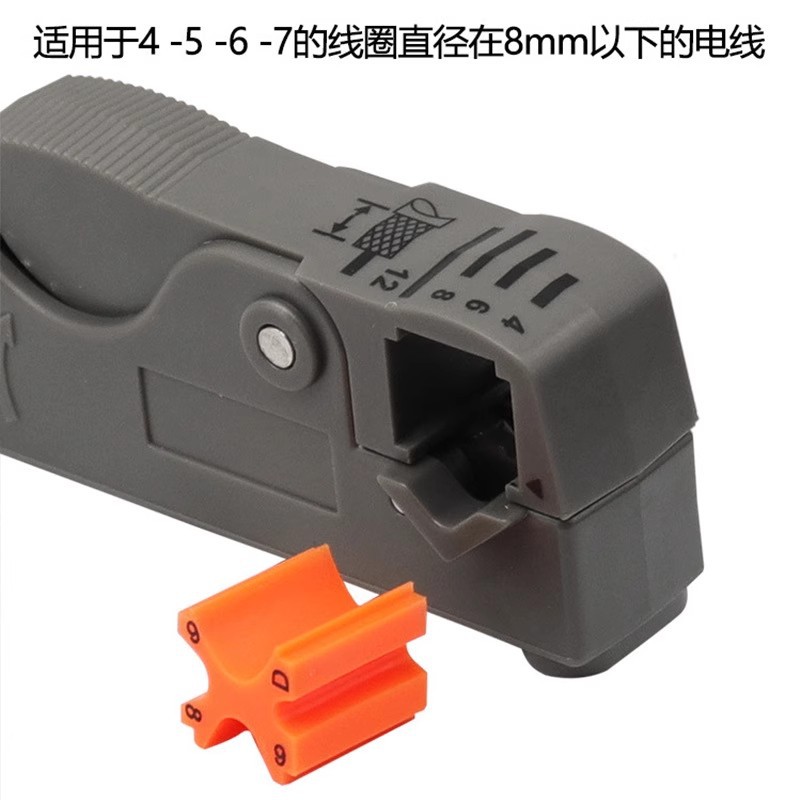 同轴电缆剥线器 剥线钳 剥线刀 多功能双刀 网络工具网线钳
